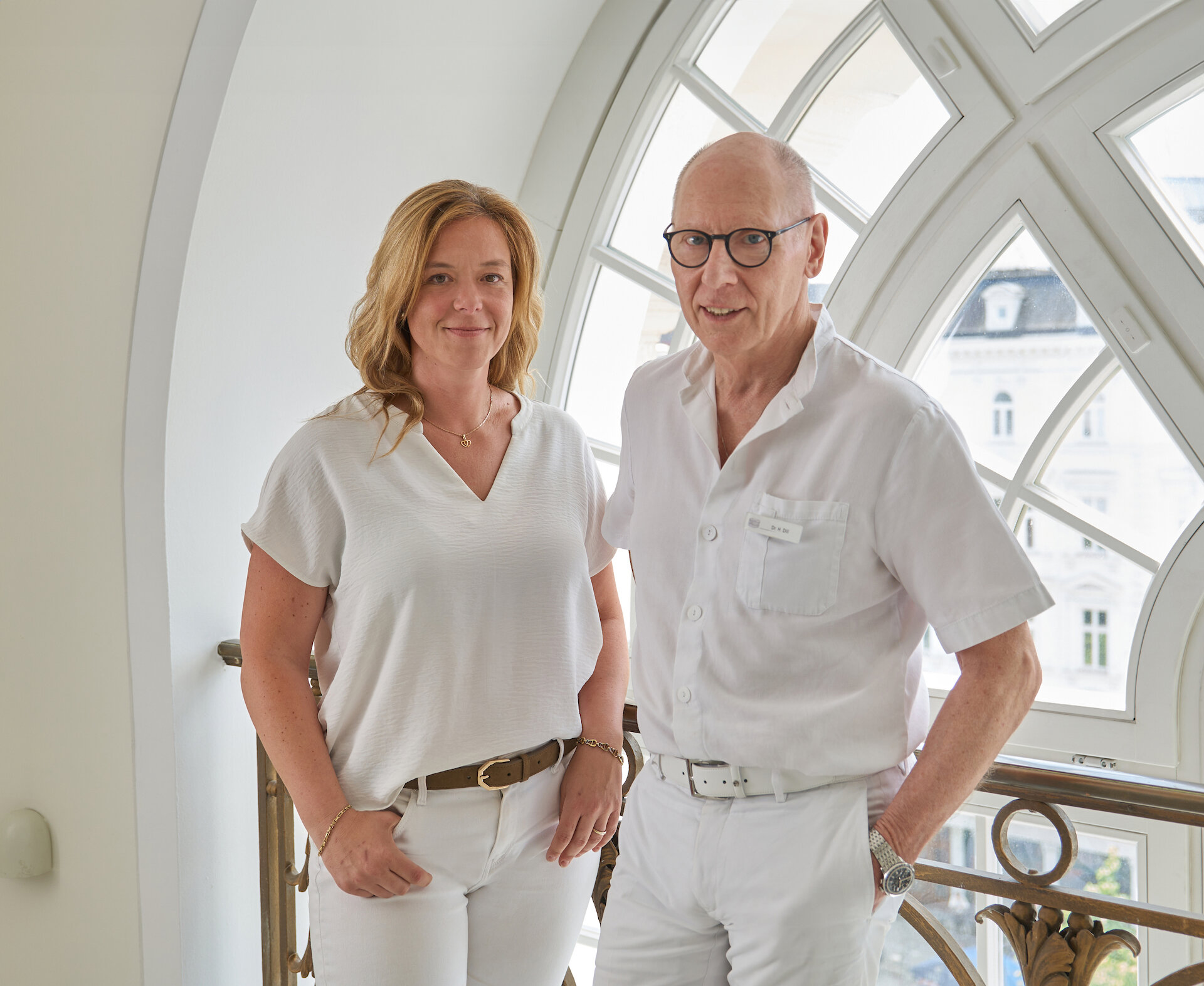 Dr. Harald Dill und seine Kollegin